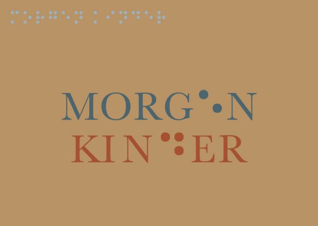 Morgen Kinder Braille-Postkarte
